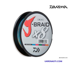 Шнур DAIWA J-Braid X8 #2,5 диаметр 0,22мм размотка 150м разноцветный